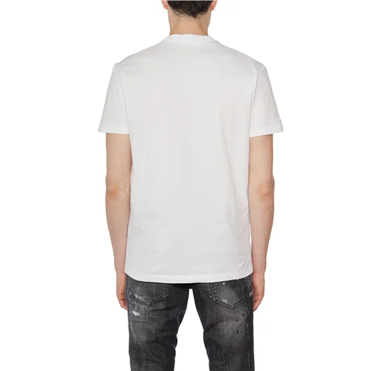 DSQUARED T-SHIRT IN COTONE CON STAMPA