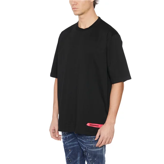 DSQUARED T-SHIRT IN COTONE CON STAMPA