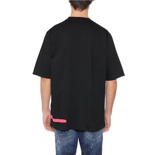 DSQUARED T-SHIRT IN COTONE CON STAMPA