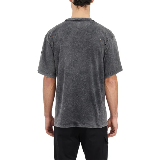 DSQUARED T-SHIRT IN COTONE ROCK WASH