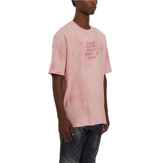 DSQUARED T-SHIRT LOOSE FIT SPORCATA