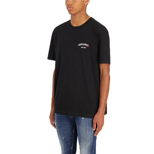 DSQUARED T-SHIRT REGULAR FIT IN COTONE