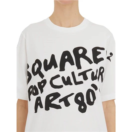 DSQUARED T-SHIRT STAMPA POP 80'S