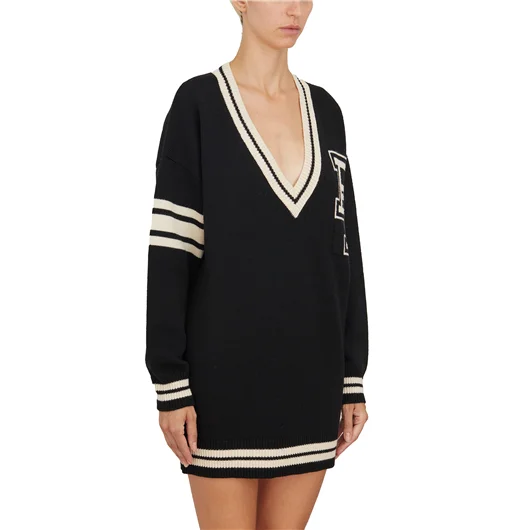 ELISABETTA FRANCHI ABITO COLLEGE IN LANA