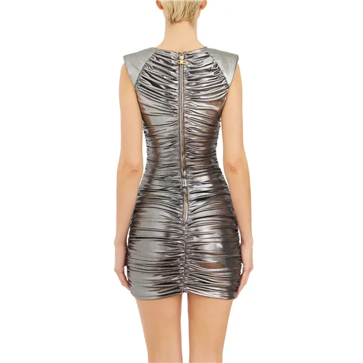 ELISABETTA FRANCHI ABITO CORTO DRAPPEGGIATO