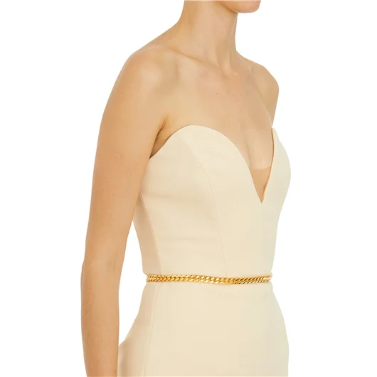 ELISABETTA FRANCHI ABITO RED CARPET IN CREPE