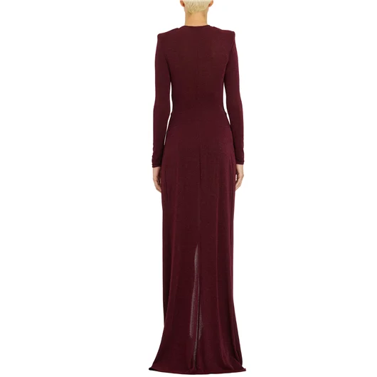 ELISABETTA FRANCHI ABITO RED CARPET LUREX