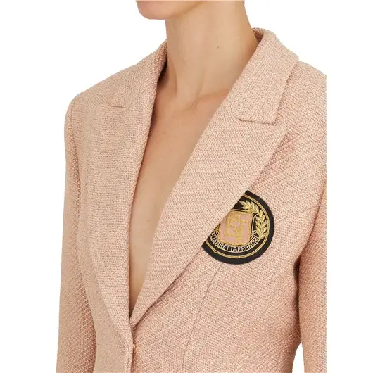 ELISABETTA FRANCHI ABITO ROBE MANTEAU CON PATCH