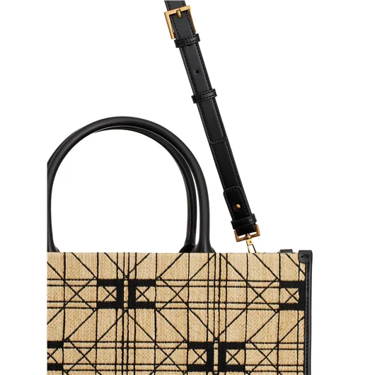 ELISABETTA FRANCHI BORSA SHOPPER IN RAFIA