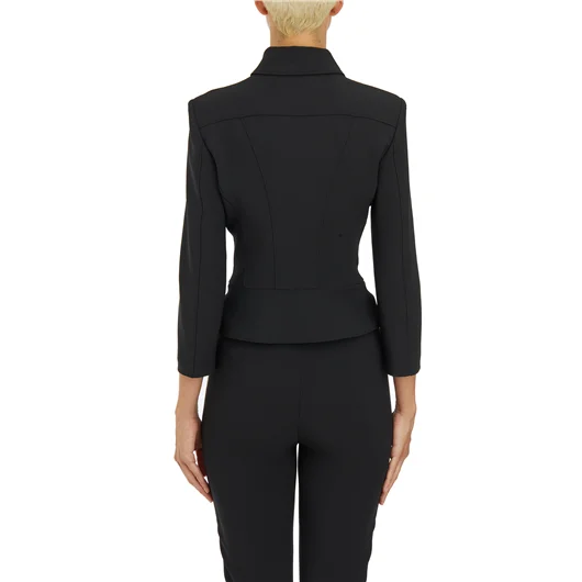 ELISABETTA FRANCHI GIACCA IN CREPE STRETCH