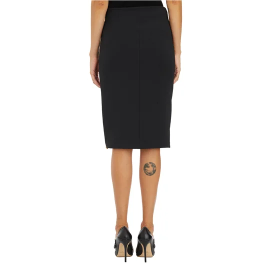 ELISABETTA FRANCHI GONNA IN CREPE CON ZIP