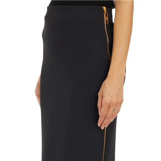 ELISABETTA FRANCHI GONNA IN CREPE CON ZIP