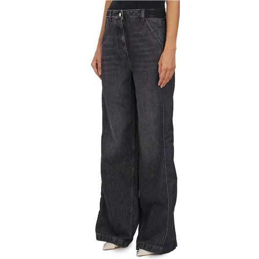 ELISABETTA FRANCHI JEANS CON INSERTI IN NYLON