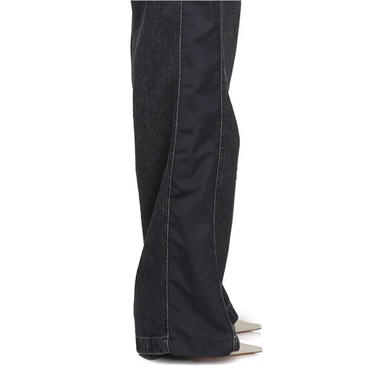 ELISABETTA FRANCHI JEANS CON INSERTI IN NYLON