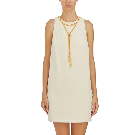 ELISABETTA FRANCHI MINI ABITO CON COLLANA