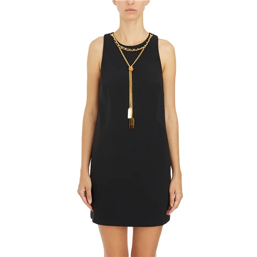 ELISABETTA FRANCHI MINI ABITO CON COLLANA