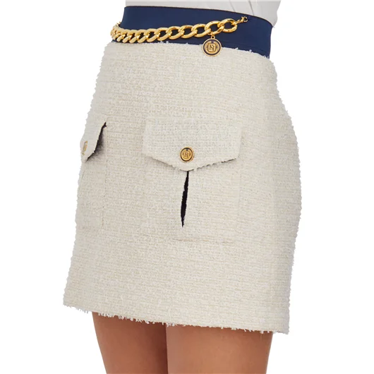 ELISABETTA FRANCHI MINIGONNA CON TASCHE