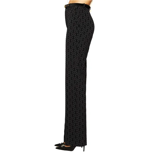 ELISABETTA FRANCHI PANTALONI CON CINTURA