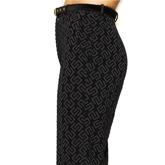 ELISABETTA FRANCHI PANTALONI CON CINTURA