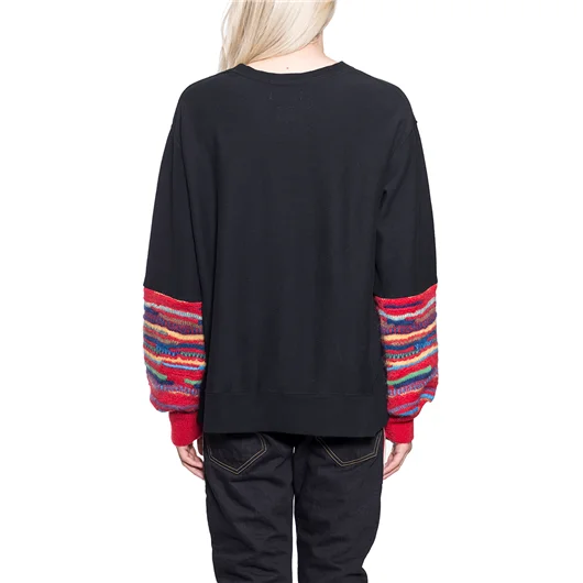 FACETASM FELPA CON MANICHE IN LANA