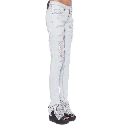 FAGASSENT JEANS SKINNY CON PIZZO