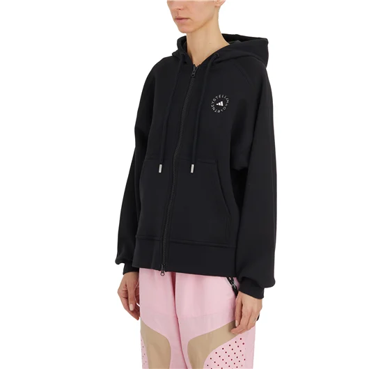 ADIDAS BY STELLA MCCARTNEY FELPA CON ZIP E CAPPUCCIO
