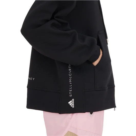 ADIDAS BY STELLA MCCARTNEY FELPA CON ZIP E CAPPUCCIO