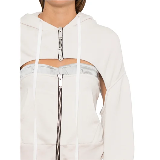 BEN TAVERNITI UNRAVEL FELPA IN COTONE DUE PEZZI STAMPATA