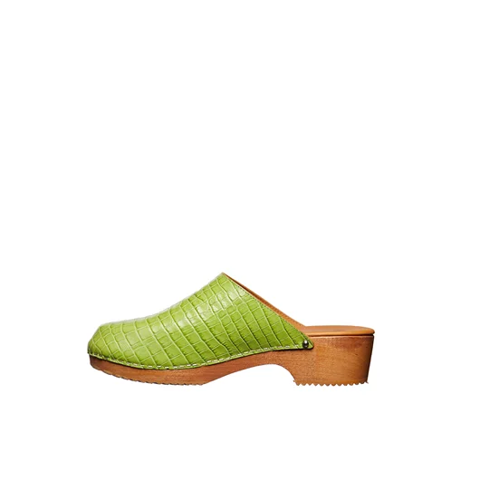 FIGURE DECORATIVE ZOCCOLI IN PELLE E LEGNO