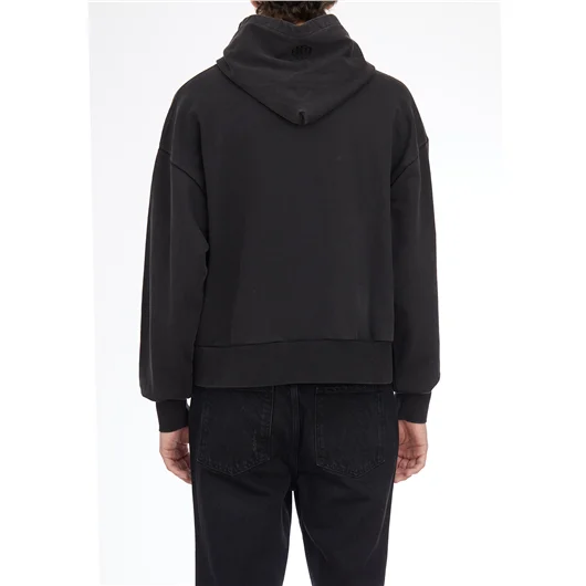 GARMENT WORKSHOP FELPA IN COTONE CON CAPPUCCIO