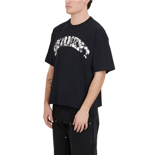 GARMENT WORKSHOP T-SHIRT LOGO CRACKED