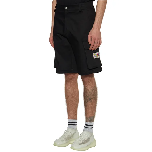 GCDS BERMUDA CARGO IN COTONE