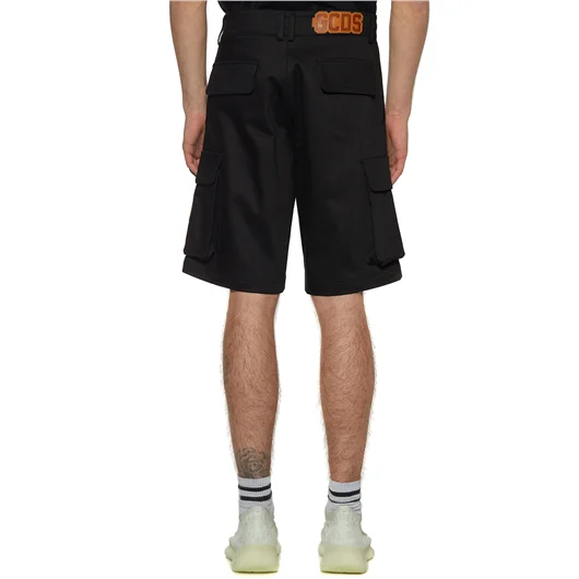 GCDS BERMUDA CARGO IN COTONE