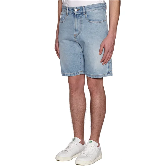 GCDS BERMUDA IN DENIM