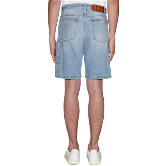 GCDS BERMUDA IN DENIM