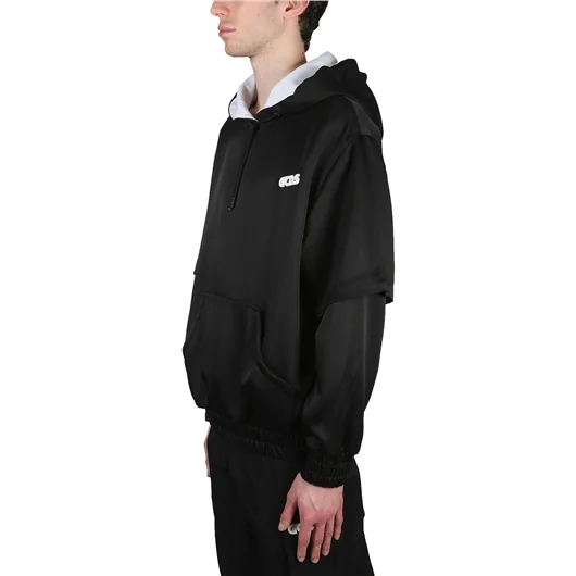 GCDS FELPA DOPPIO CAPPUCCIO