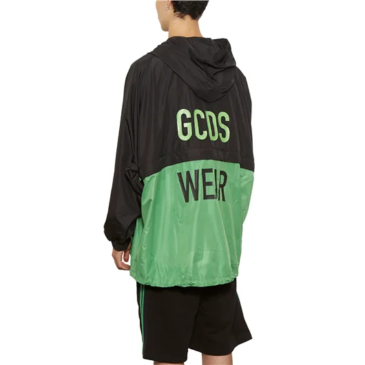 GCDS GIACCA IMPERMEABILE CON LOGO