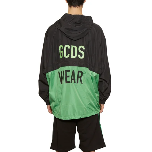 GCDS GIACCA IMPERMEABILE CON LOGO