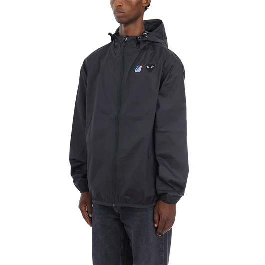 COMME DES GARCONS PLAY GIACCA CON CAPPUCCIO CDG X K-WAY