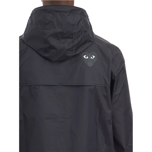 COMME DES GARCONS PLAY GIACCA CON CAPPUCCIO CDG X K-WAY
