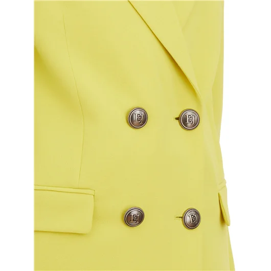 ELISABETTA FRANCHI GIACCA DOPPIO PETTO CON REVERS A LANCIA