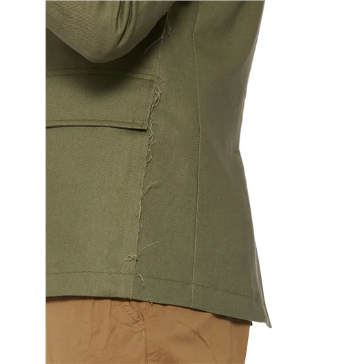 DANIELE ALESSANDRINI GIACCA MONOPETTO IN LINO E COTONE