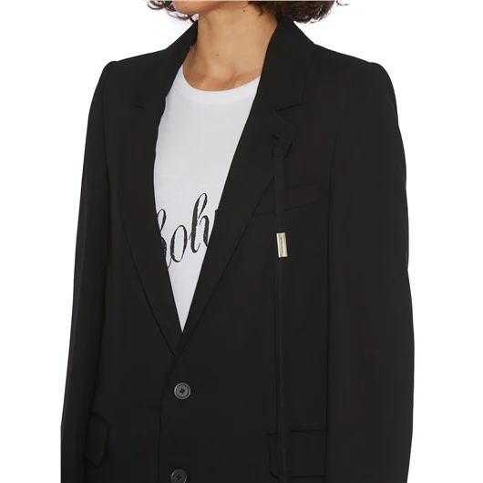 ANN DEMEULEMEESTER GIACCA MONOPETTO LIESBETH STANDARD