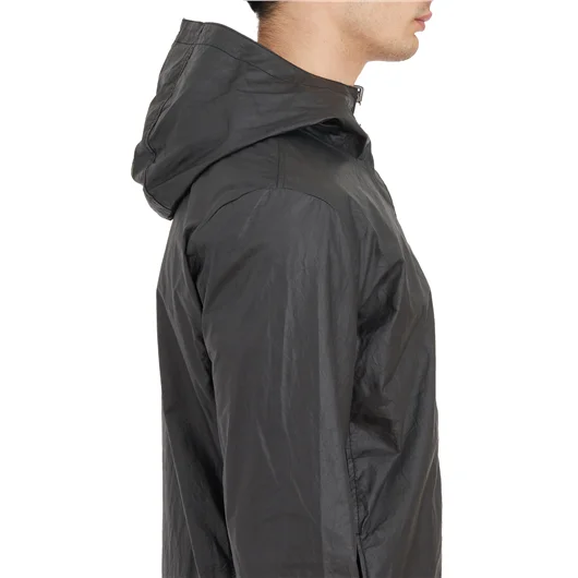 GIORGIO BRATO GIACCA REVERSIBILE IN PELLE CON CAPPUCCIO