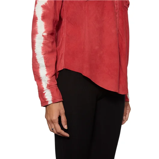 GIORGIO BRATO CAMICIA SUEDE TIE DYE