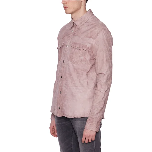 GIORGIO BRATO CAMICIA TEXAS IN PELLE