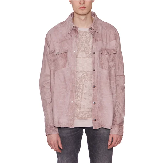 GIORGIO BRATO CAMICIA TEXAS IN PELLE