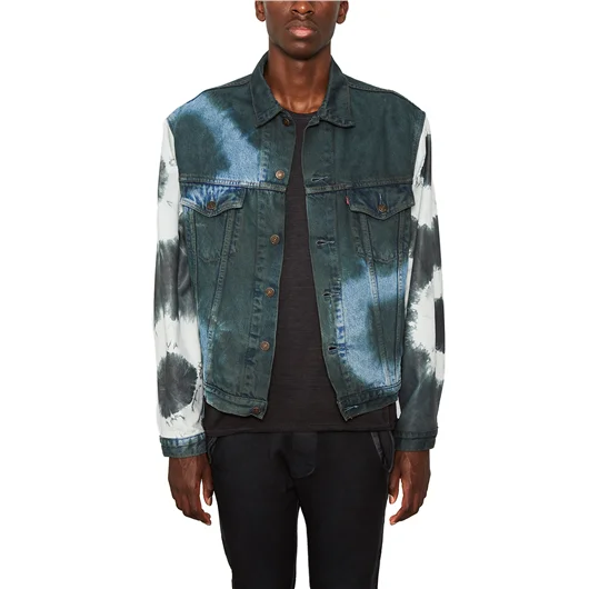 GIORGIO BRATO GIUBBOTTO IN JEANS E PELLE