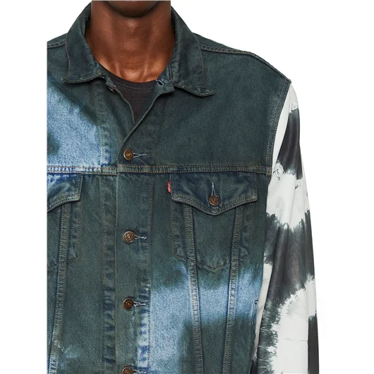 GIORGIO BRATO GIUBBOTTO IN JEANS E PELLE