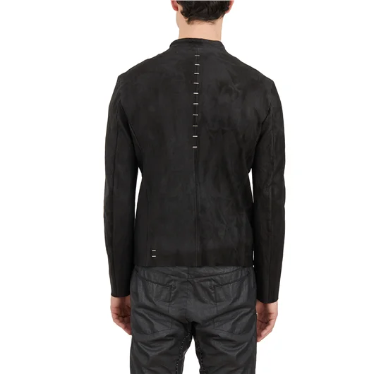 DANIELE BASTA GIUBBOTTO IN PELLE DI VITELLO STRETCH